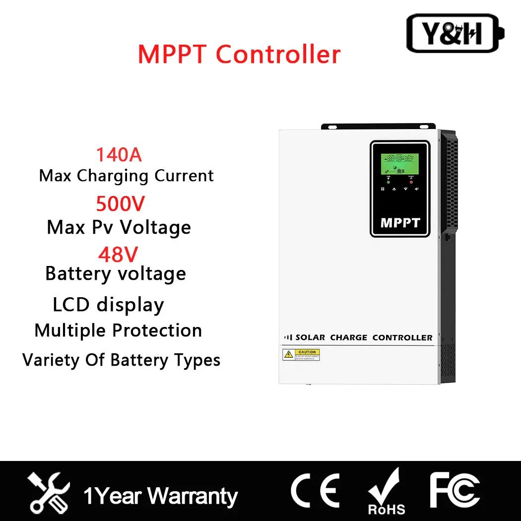 Y & H MPPT 140A ¾籤  Ʈѷ, 48V ͸ ַ, LCD PV, ִ 500V,   ͸ AMG, ÷, LI, ڿ